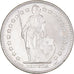 Munten, Zwitserland, 2 Francs, 1965, Bern, UNC-, Zilver, KM:21
