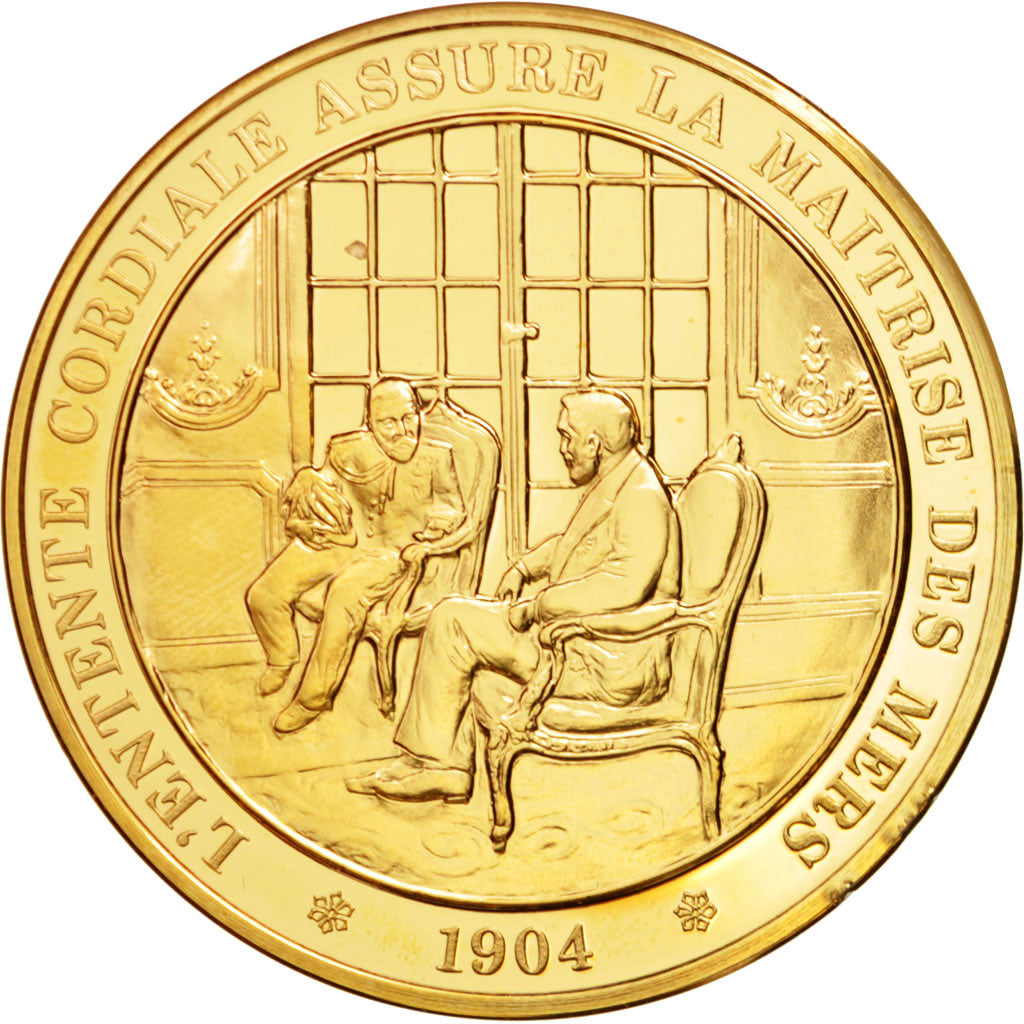 France, Medal, French Fifth Republic, History, MS(63), Vermeil