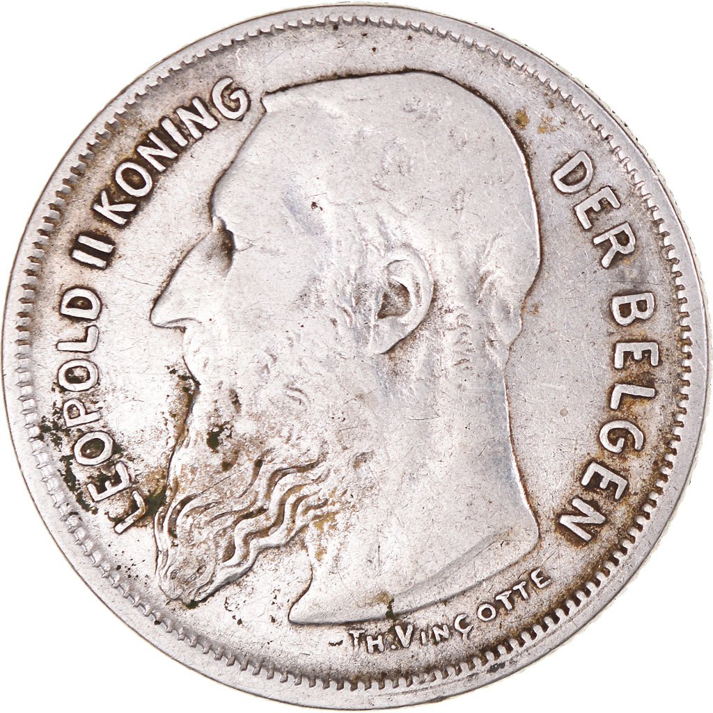 Coin, Belgium, 2 Francs, 2 Frank, 1909, VF(30-35), Silver, KM:59