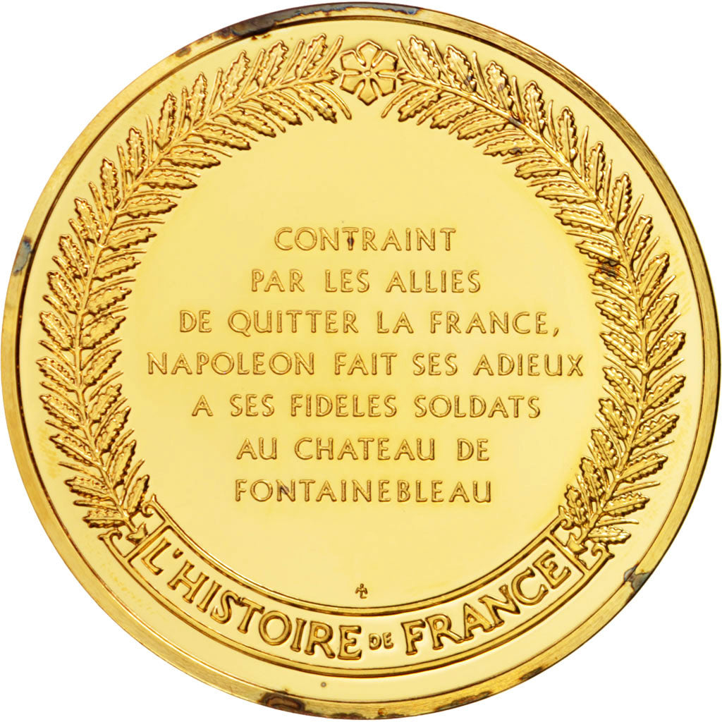 Frankreich, Medal, French Fifth Republic, History, UNZ, Vermeil