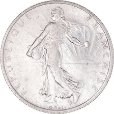 Coin, France, 2 Francs, 1917, Paris, Semeuse, AU(55-58), Silver, KM:845.1