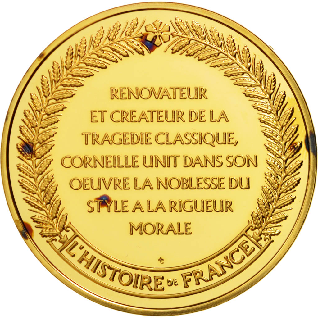 Francia, Medal, French Fifth Republic, History, SC, Oro vermeil