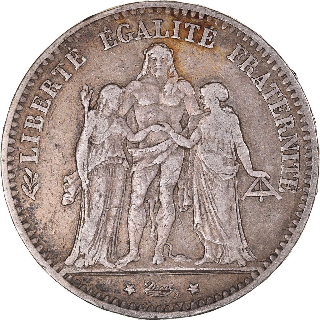 Coin, France, Hercule, 5 Francs, 1874, Paris, EF(40-45), Silver, KM:820.1