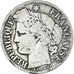 Moneda, Francia, Cérès, 2 Francs, 1871, Bordeaux, BC+, Plata, KM:816.2