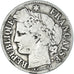 Moneta, Francia, Cérès, 2 Francs, 1871, Bordeaux, MB, Argento, KM:816.2