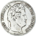 Moneda, Francia, Louis-Philippe, 5 Francs, 1837, Lille, BC+, Plata, KM:749.13