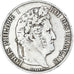 Moneda, Francia, Louis-Philippe, 5 Francs, 1845, Lille, MBC, Plata, KM:749.13