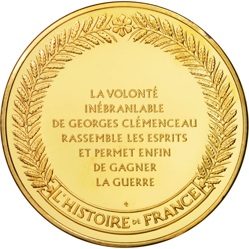 Frankrijk, Medal, French Fifth Republic, History, UNC-, Vermeil