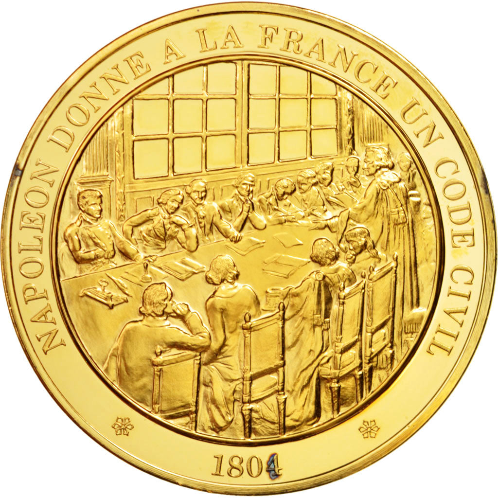Frankrijk, Medal, French Fifth Republic, History, UNC-, Vermeil