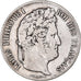 Moneda, Francia, Louis-Philippe, 5 Francs, 1840, Paris, BC+, Plata, KM:749.1