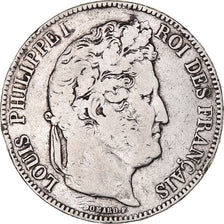 Munten, Frankrijk, Louis-Philippe, 5 Francs, 1842, Rouen, FR+, Zilver, KM:749.2