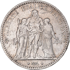 Coin, France, Hercule, 5 Francs, 1875, Paris, VF(30-35), Silver, KM:820.1
