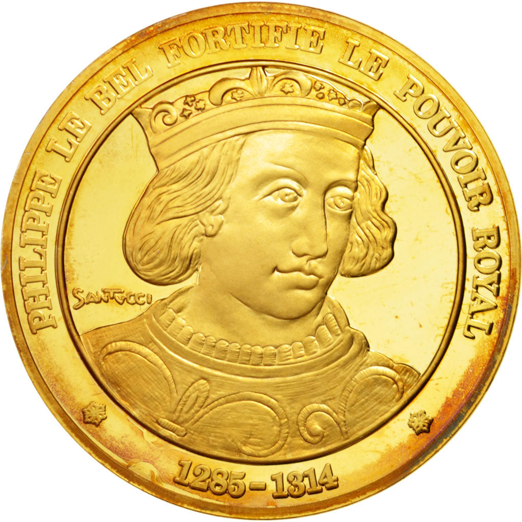 Francia, Medal, French Fifth Republic, History, SC, Oro vermeil