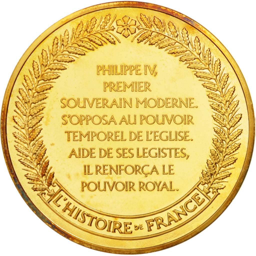 Francia, Medal, French Fifth Republic, History, SC, Oro vermeil