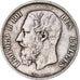 Moneta, Belgio, Leopold II, 5 Francs, 5 Frank, 1873, MB+, Argento, KM:24