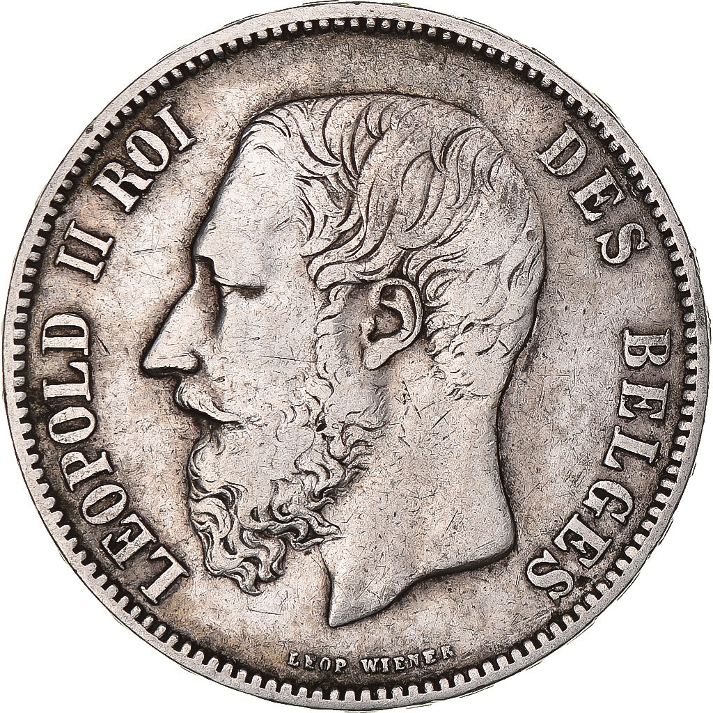 Monnaie, Belgique, Leopold II, 5 Francs, 5 Frank, 1873, TTB, Argent, KM:24