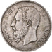 Münze, Belgien, Leopold II, 5 Francs, 5 Frank, 1873, SS+, Silber, KM:24