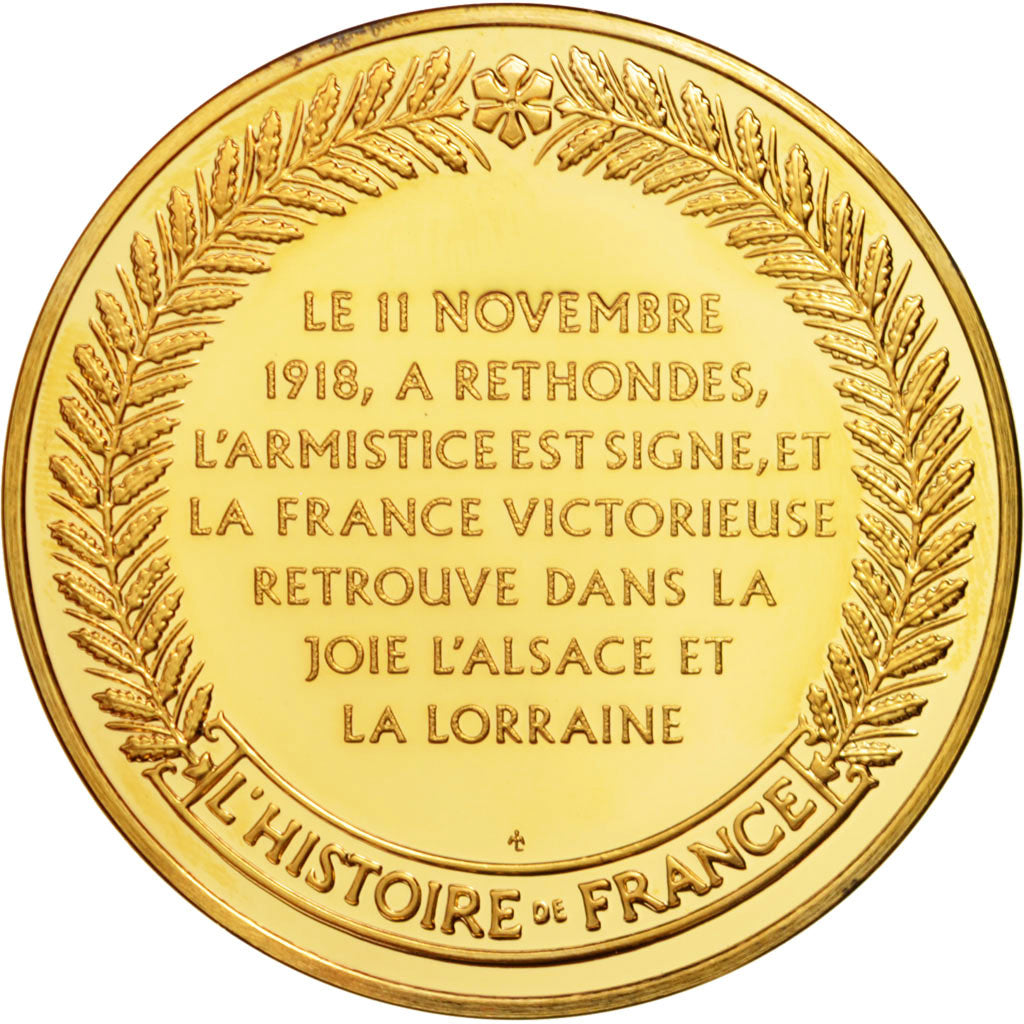France, Medal, French Fifth Republic, History, MS(63), Vermeil