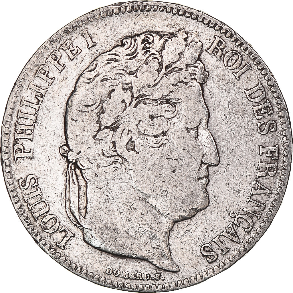 Munten, Frankrijk, Louis-Philippe, 5 Francs, 1833, Lille, FR, Zilver, KM:749.13