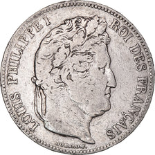 Munten, Frankrijk, Louis-Philippe, 5 Francs, 1833, Lille, FR, Zilver, KM:749.13