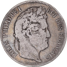 Münze, Frankreich, Louis-Philippe, 5 Francs, 1834, Rouen, S, Silber, KM:749.2