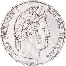 Munten, Frankrijk, Louis-Philippe, 5 Francs, 1847, Paris, ZF, Zilver, KM:749.1