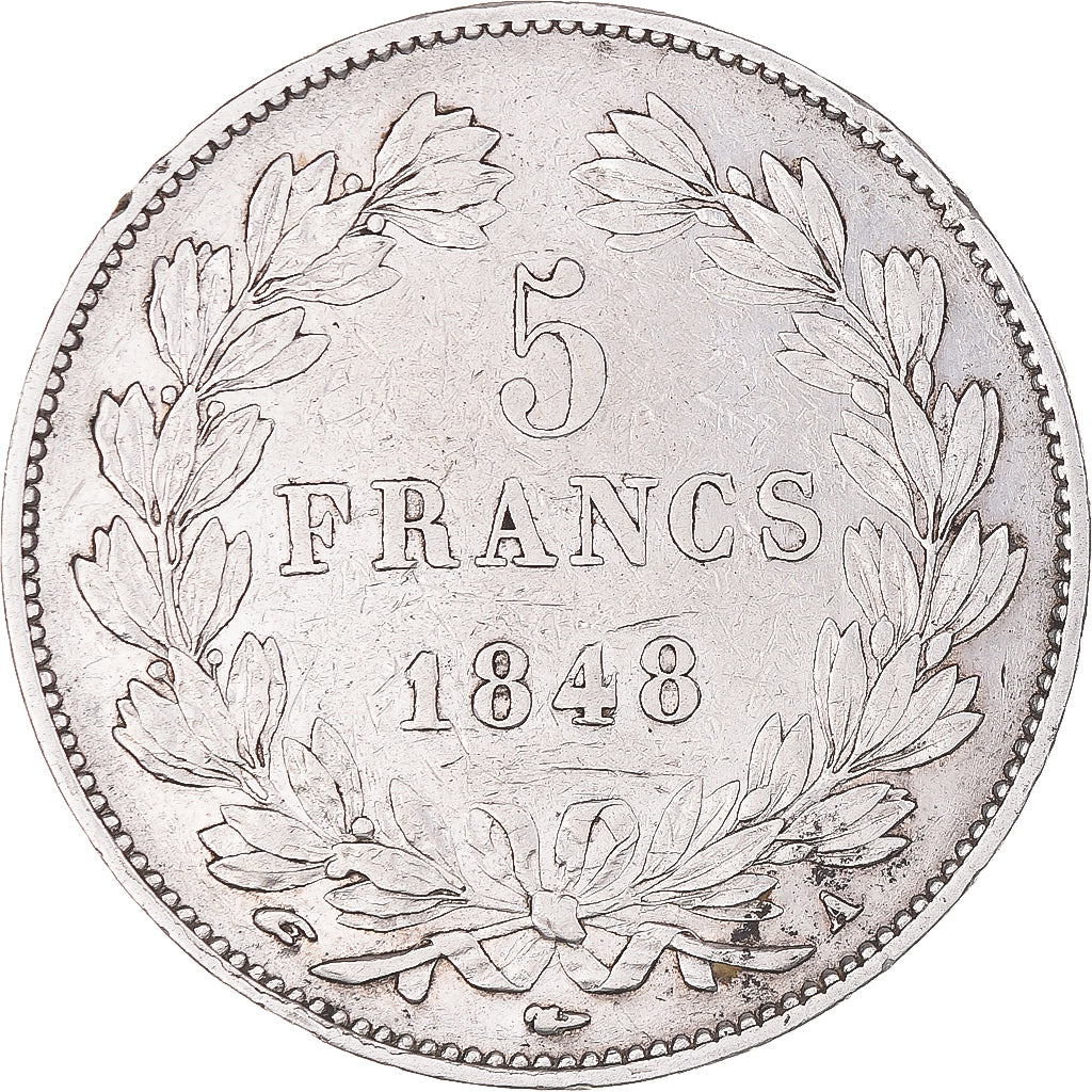 Munten, Frankrijk, Louis-Philippe, 5 Francs, 1847, Paris, ZF, Zilver, KM:749.1
