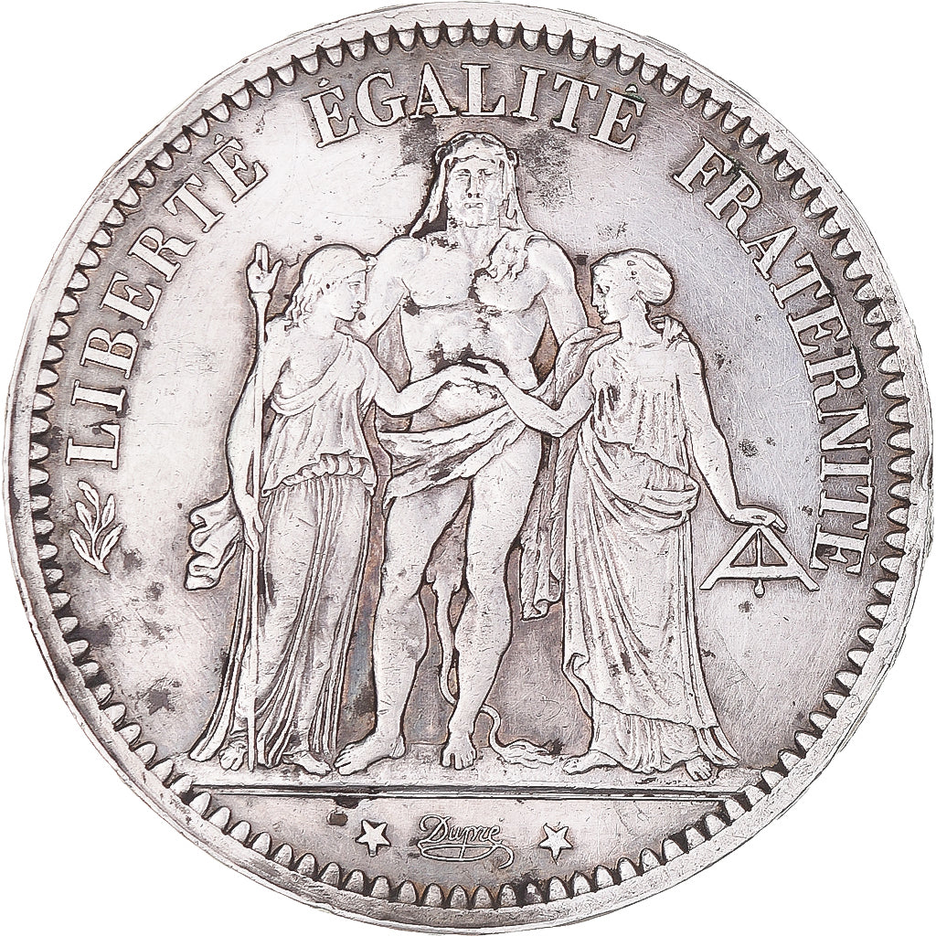 Coin, France, Hercule, 5 Francs, 1873, Paris, EF(40-45), Silver, KM:820.1