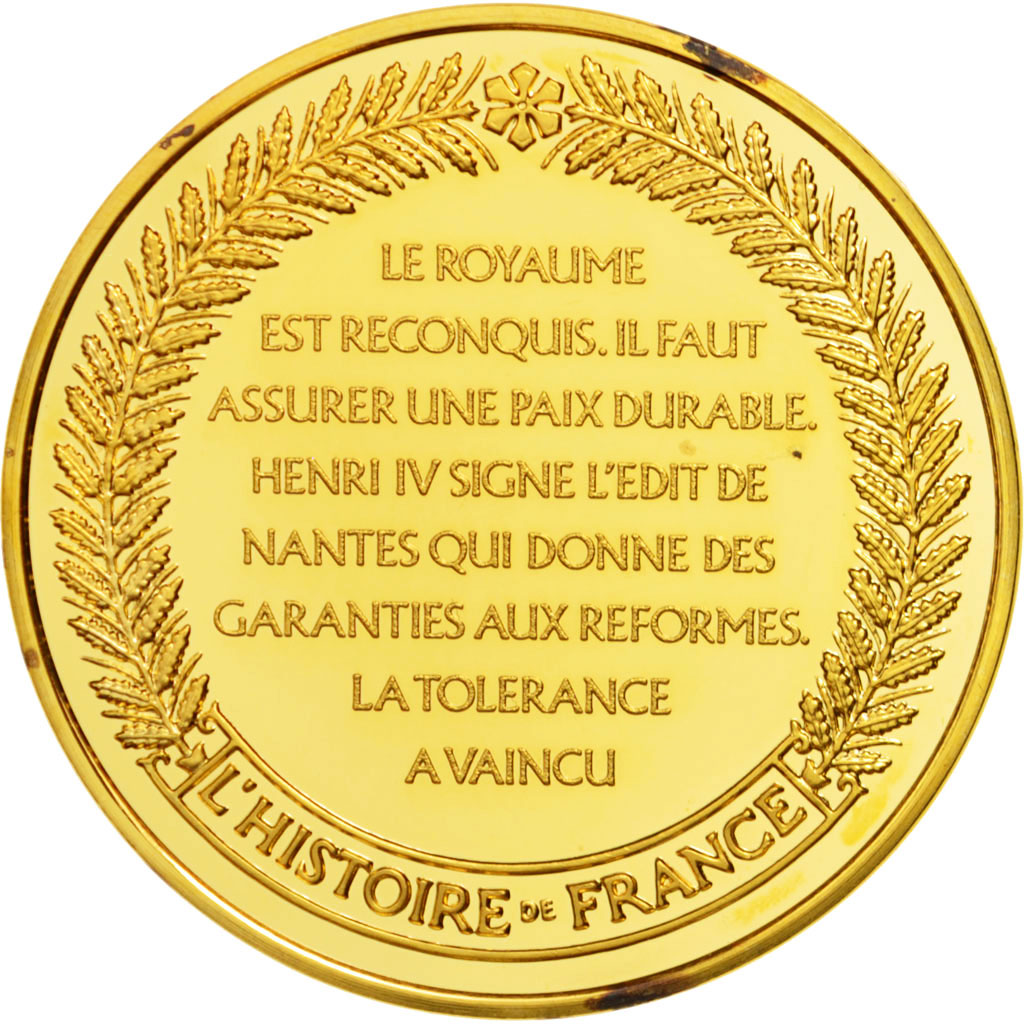 France, Medal, French Fifth Republic, History, MS(63), Vermeil