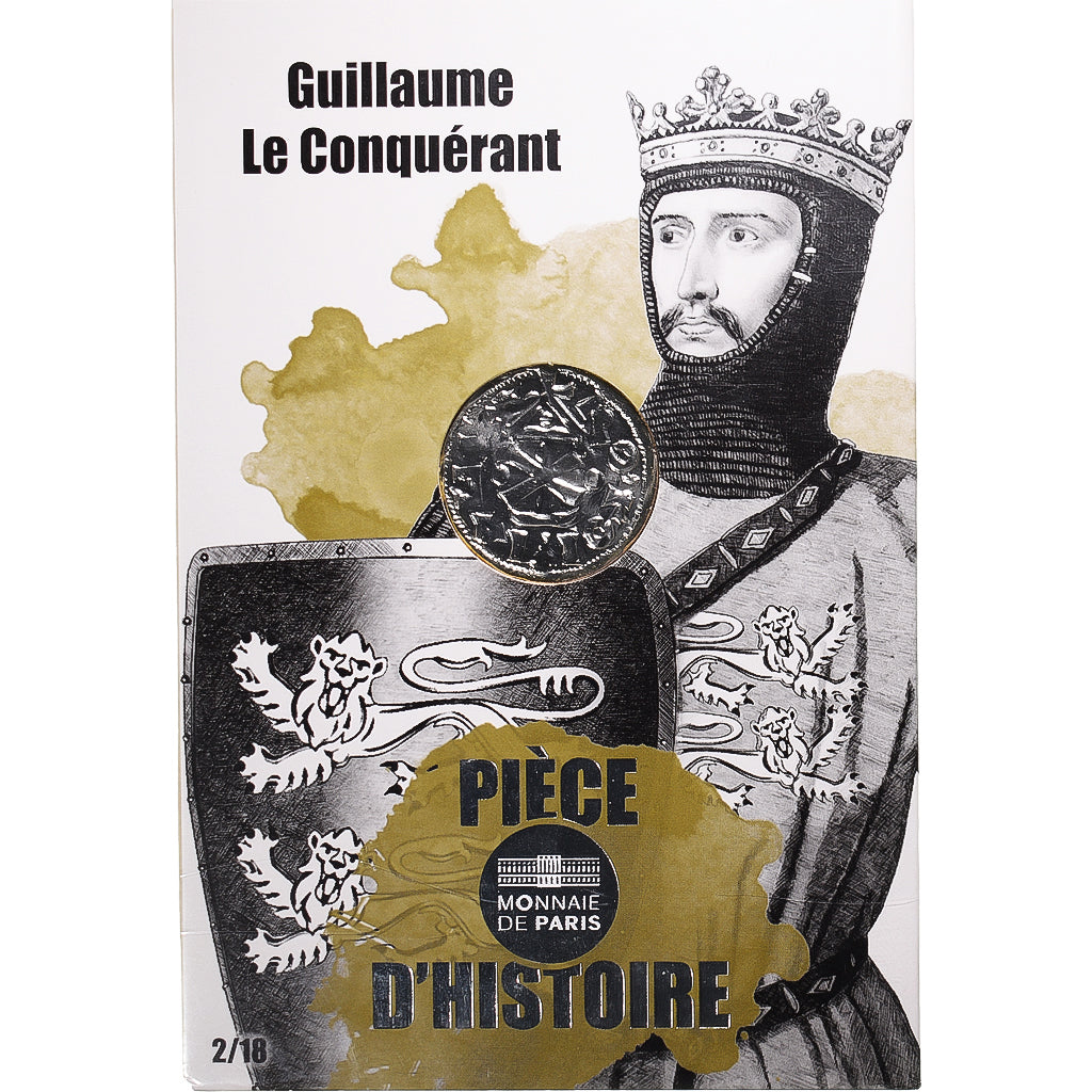 France, Monnaie de Paris, 10 Euro, Pièce d'Histoire - Guillaume le Conquérant