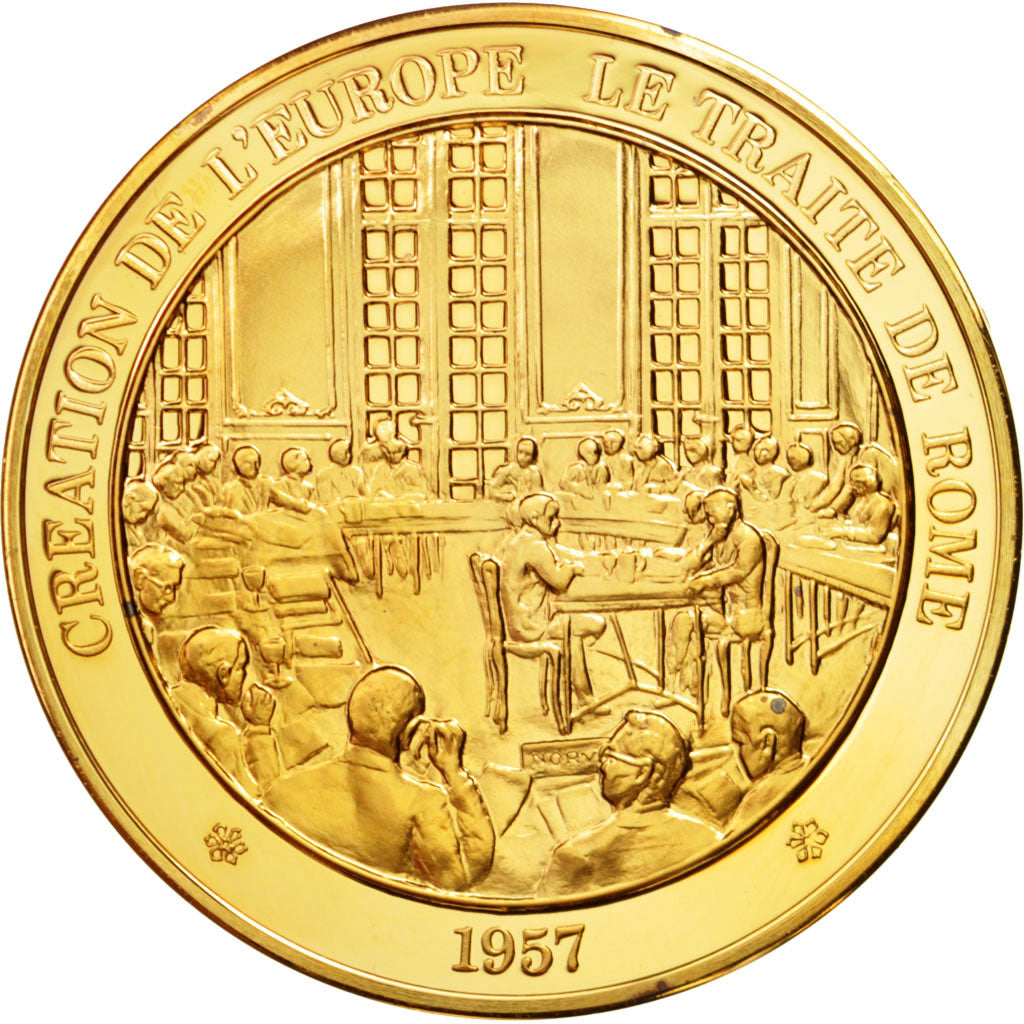 France, Medal, French Fifth Republic, History, MS(63), Vermeil