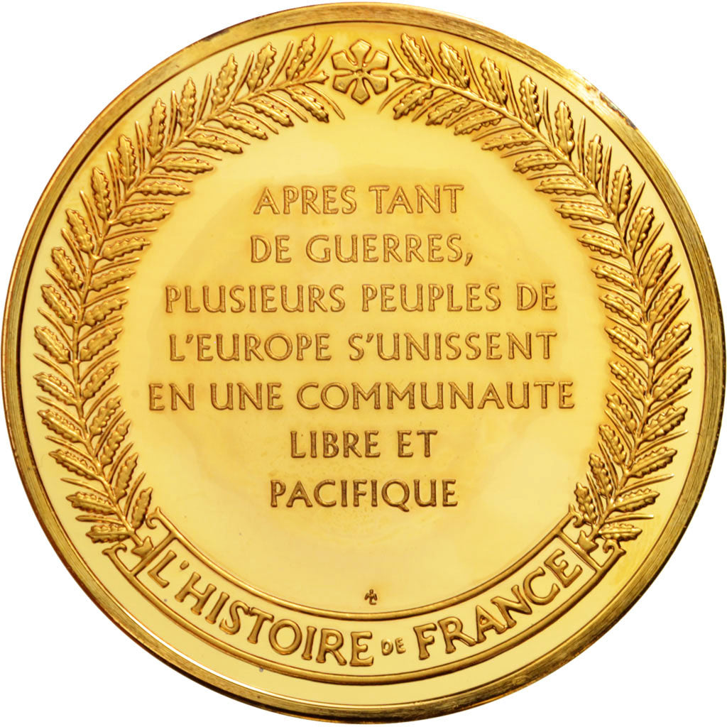 France, Medal, French Fifth Republic, History, MS(63), Vermeil