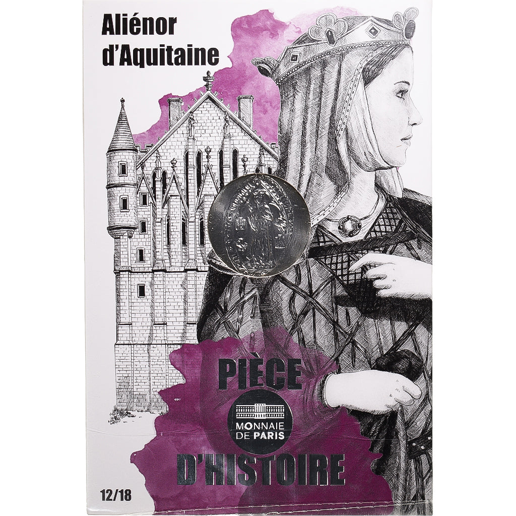 France, Monnaie de Paris, 10 Euro, Pièce d'Histoire - Aliénor d'Aquitaine