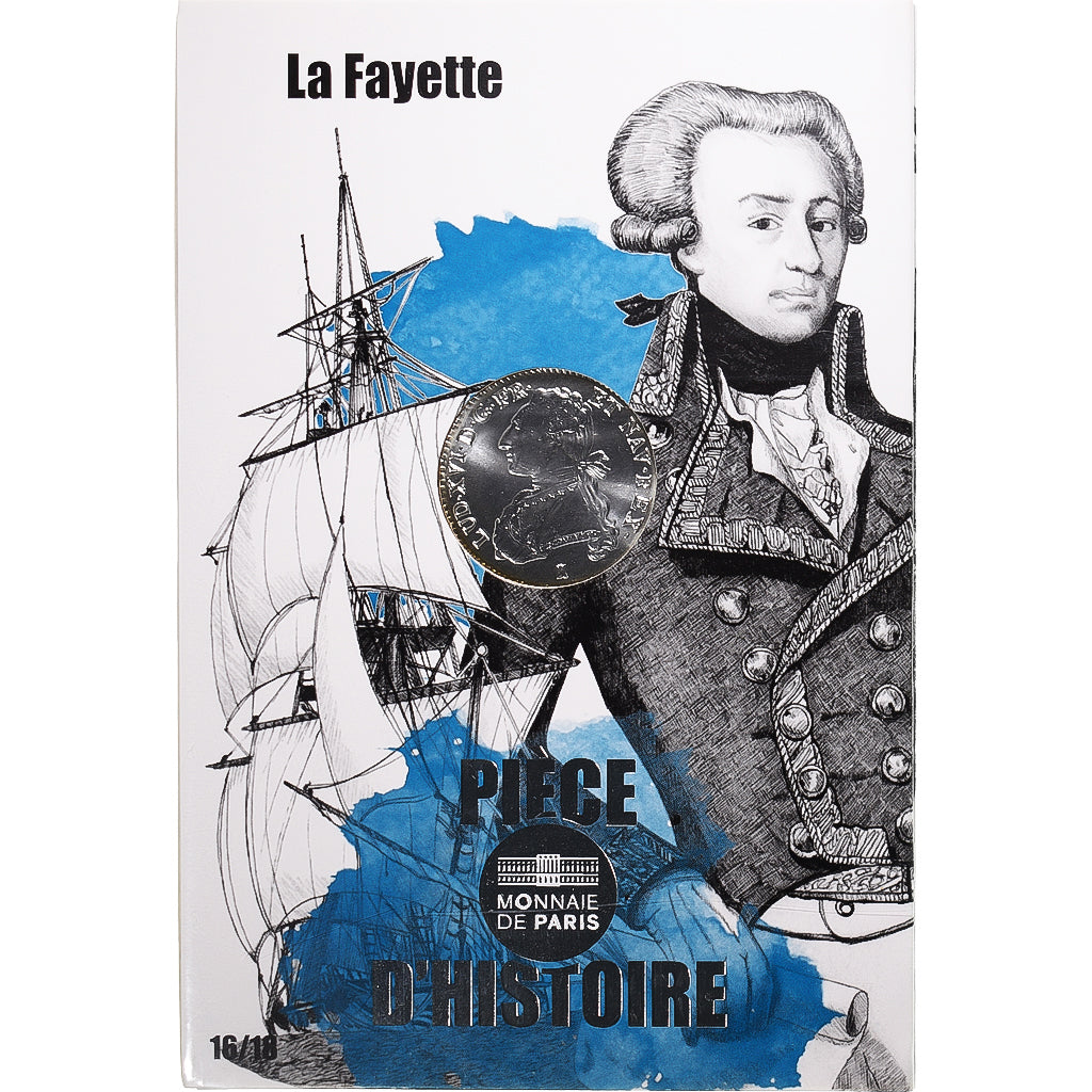 Frankreich, Monnaie de Paris, 10 Euro, Pièce d'Histoire - La Fayette, 2019