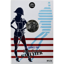 France, 10 Euro, Jean Paul Gaultier, La Corse, Corsica, 2017, Monnaie de Paris