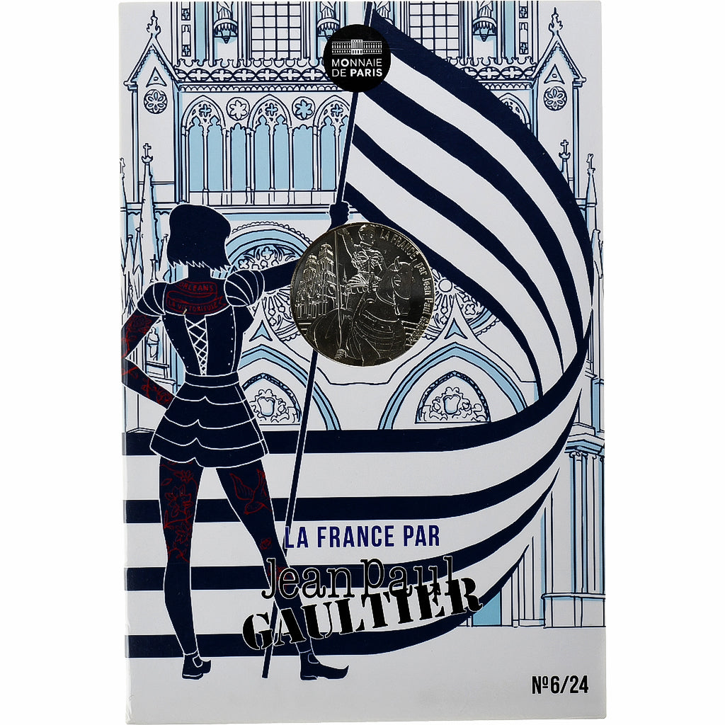 Francja, 10 Euro, Jean Paul Gaultier, Orléans la victorieuse, 2017, Monnaie de