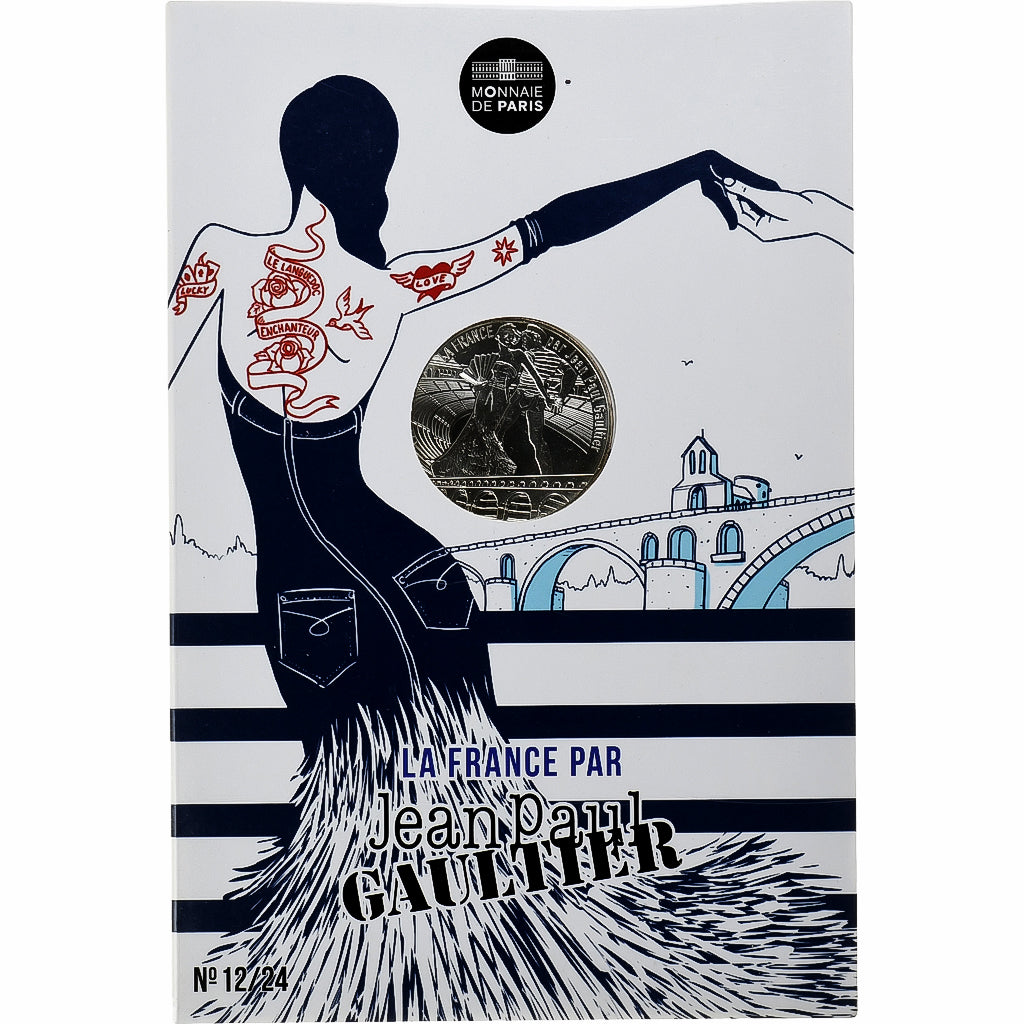France, 10 Euro, Jean Paul Gaultier, Le Languedoc enchanteur, 2017, Monnaie de