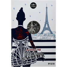 Francja, 10 Euro, Jean Paul Gaultier, Paris universelle, 2017, Monnaie de Paris