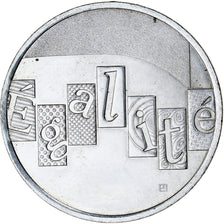 France, 5 Euros, 2013, Egalité, MS(63), Silver, Gadoury:EU647
