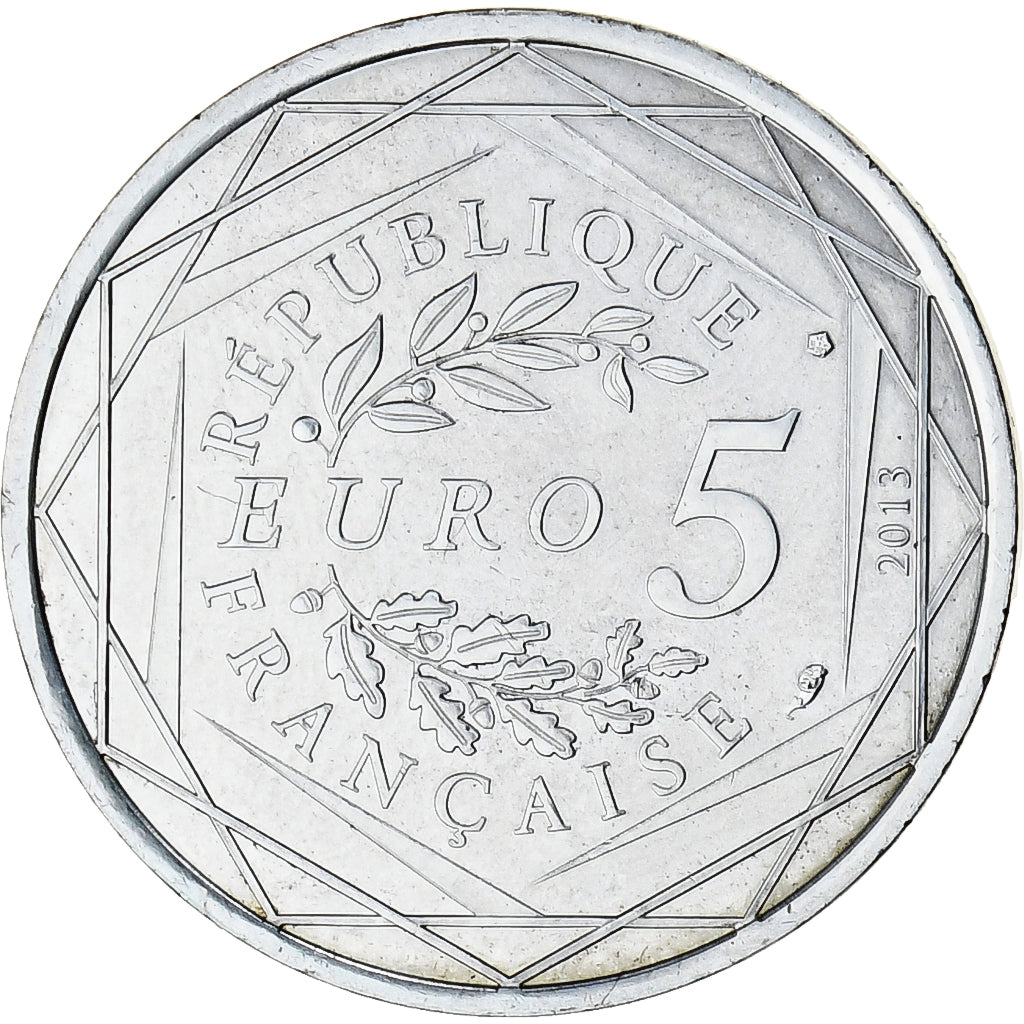 Frankreich, 5 Euros, 2013, UNZ, Silber, Gadoury:EU647