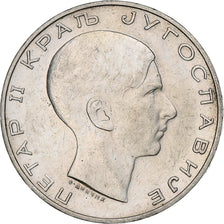 Coin, Yugoslavia, Petar II, 50 Dinara, 1938, AU(55-58), Silver, KM:24
