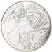 France, 10 Euro, Réunion, 2012, MS(63), Silver