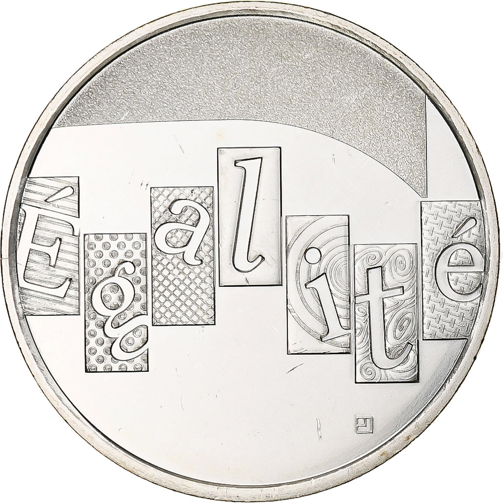 França, Egalité, 5 Euro, 2013, MS(63), Prata, Gadoury:EU646