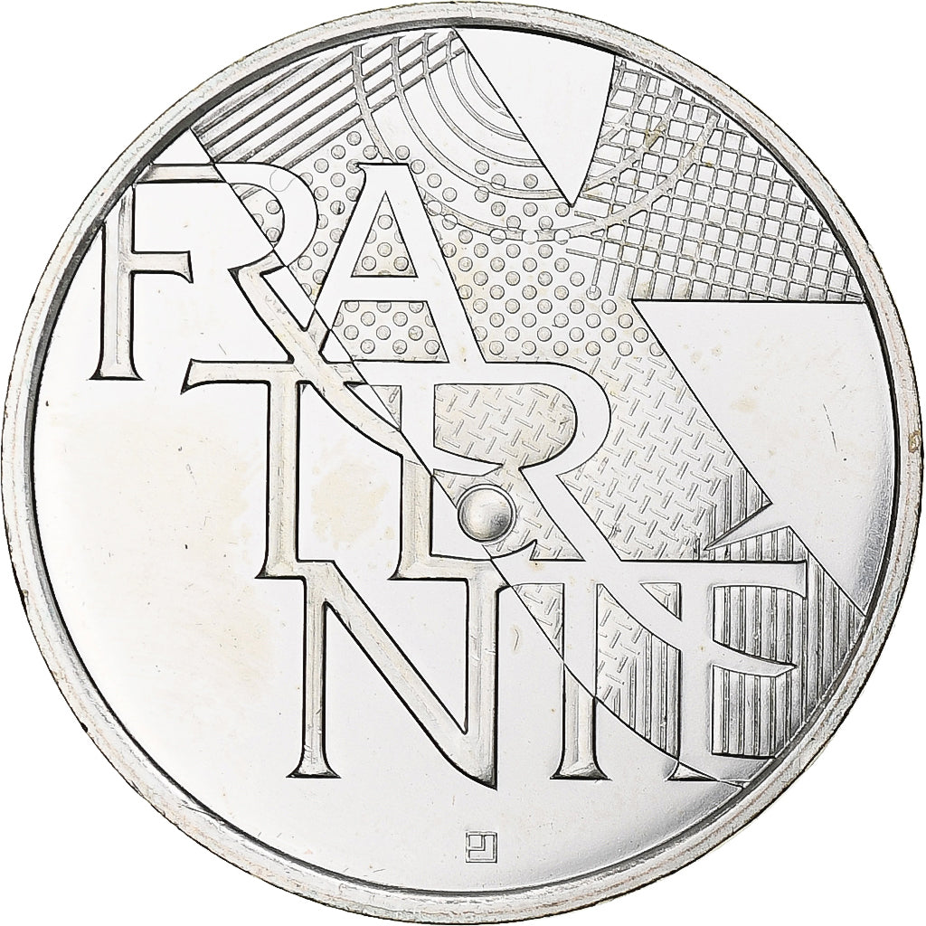 França, 5 Euro, Fraternité, 2013, MS(63), Prata, Gadoury:EU647