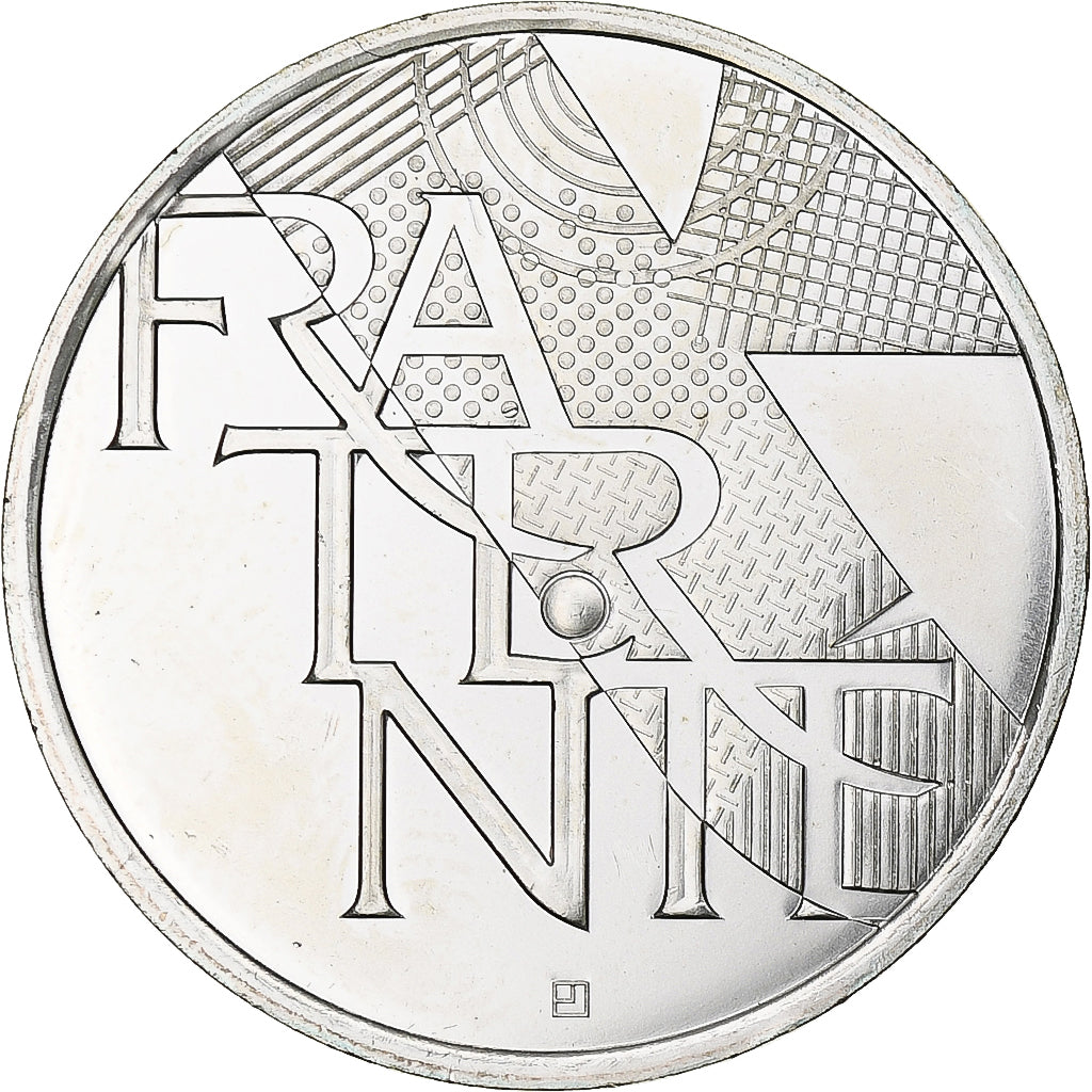 França, 5 Euro, Fraternité, 2013, MS(63), Prata, Gadoury:EU647