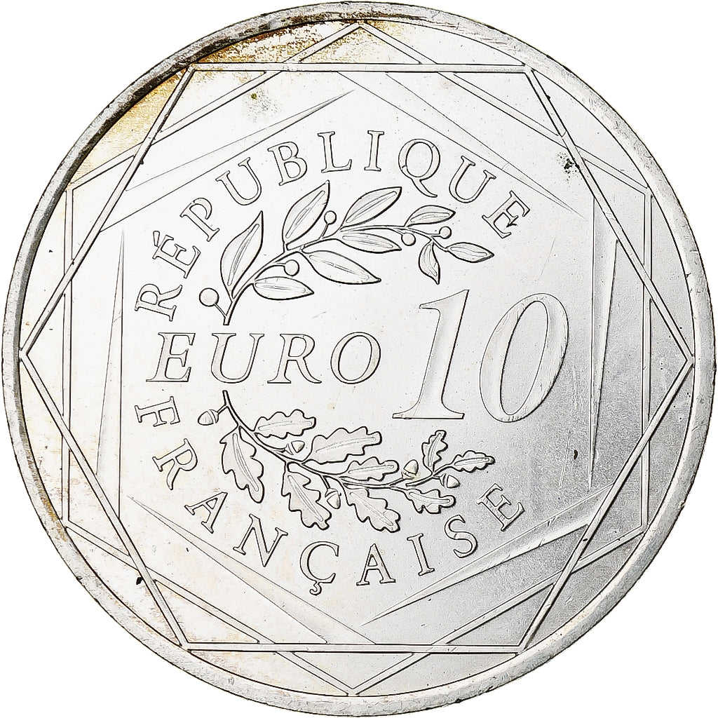 France, 10 Euro, Hercule, 2013, Paris, MS(60-62), Silver, Gadoury:EU590, KM:2073