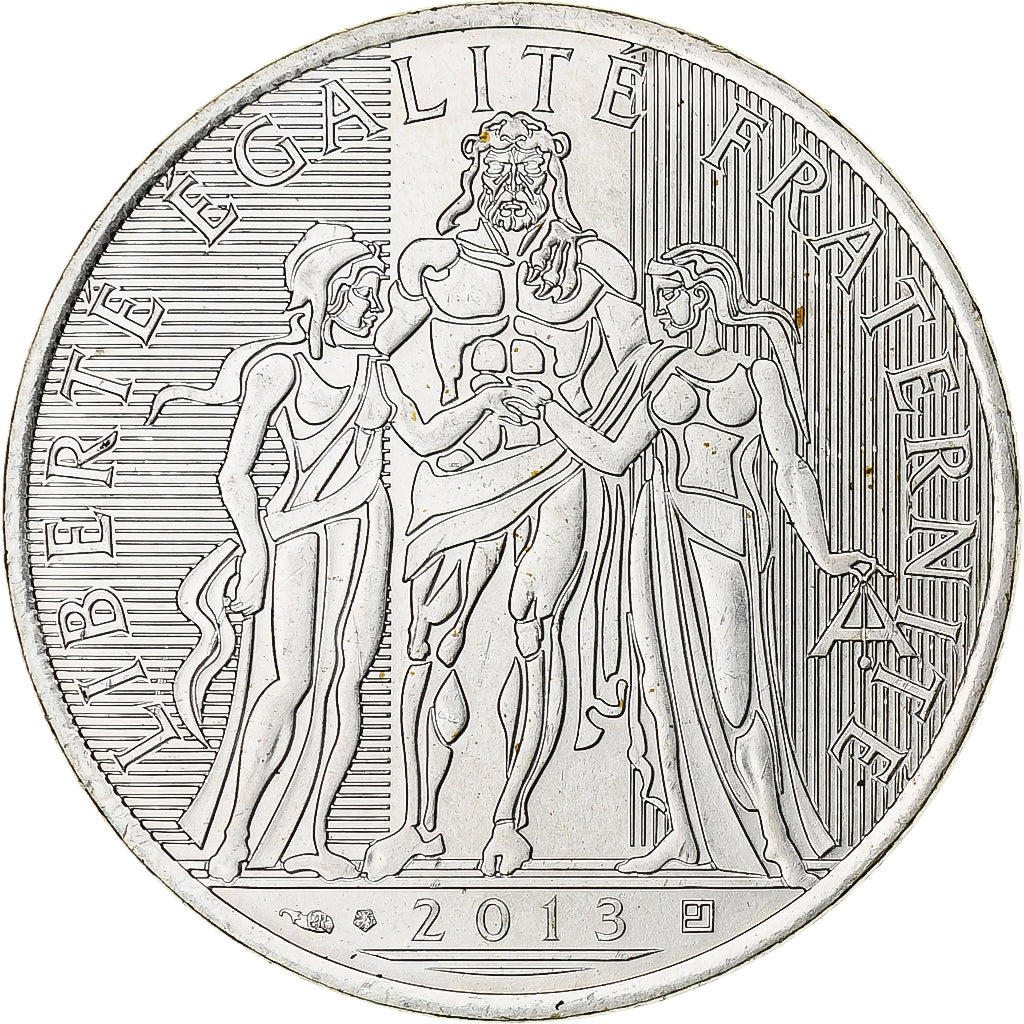 Francia, 10 Euro, Hercule, 2013, Paris, EBC+, Plata, Gadoury:EU590, KM:2073