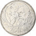 France, Monnaie de Paris, 10 Euro, Auguste Rodin, 2017, Paris, MS(60-62), Silver