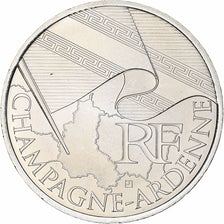France, 10 Euro, Champagne-Ardenne, 2010, Paris, MS(65-70), Silver, KM:1651