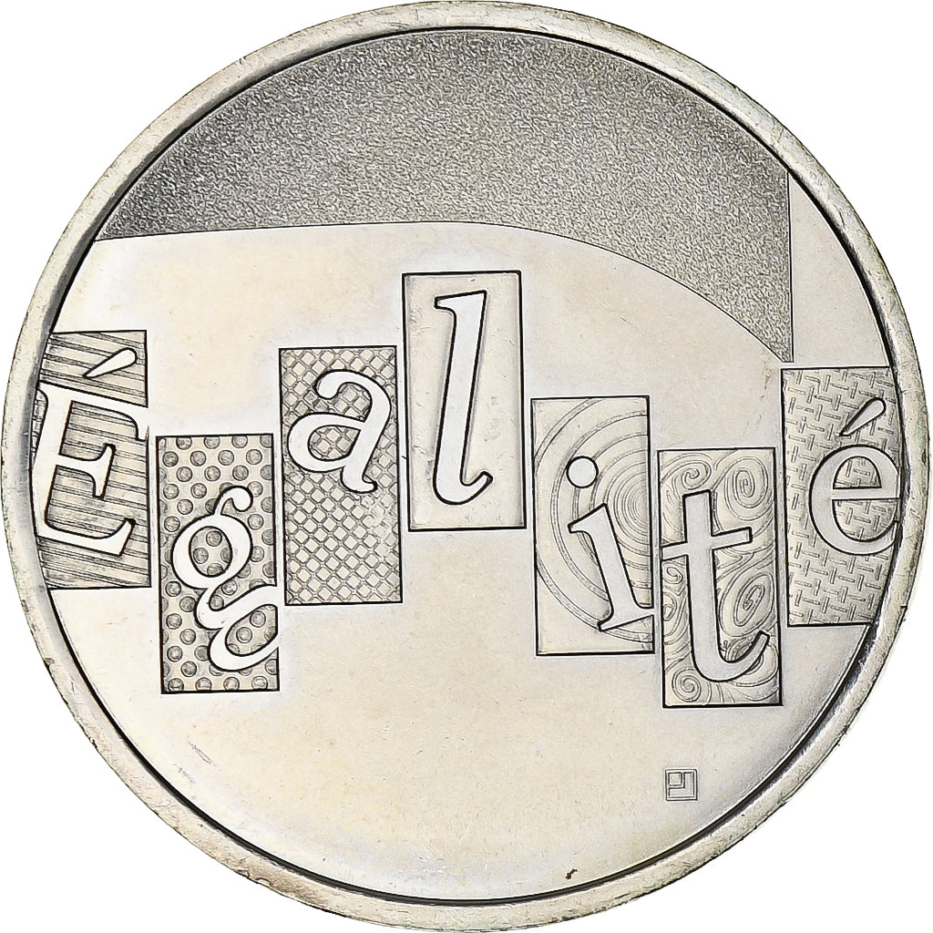 France, 5 Euro, Egalité, 2013, MS(64), Silver, Gadoury:EU646